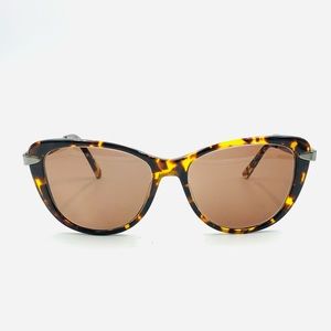 Collette Dinnigan Tortoise Oval Sunglasses Frames